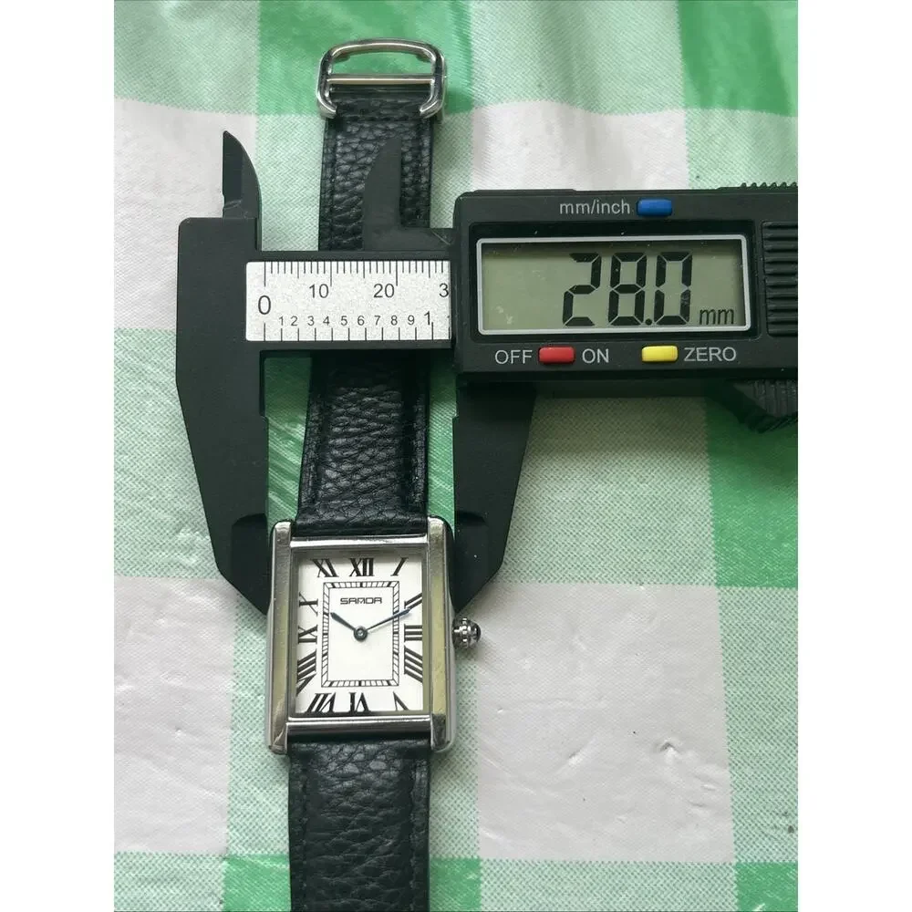 Sanda Silver Tone Tank Style Women’s Quartz Watch